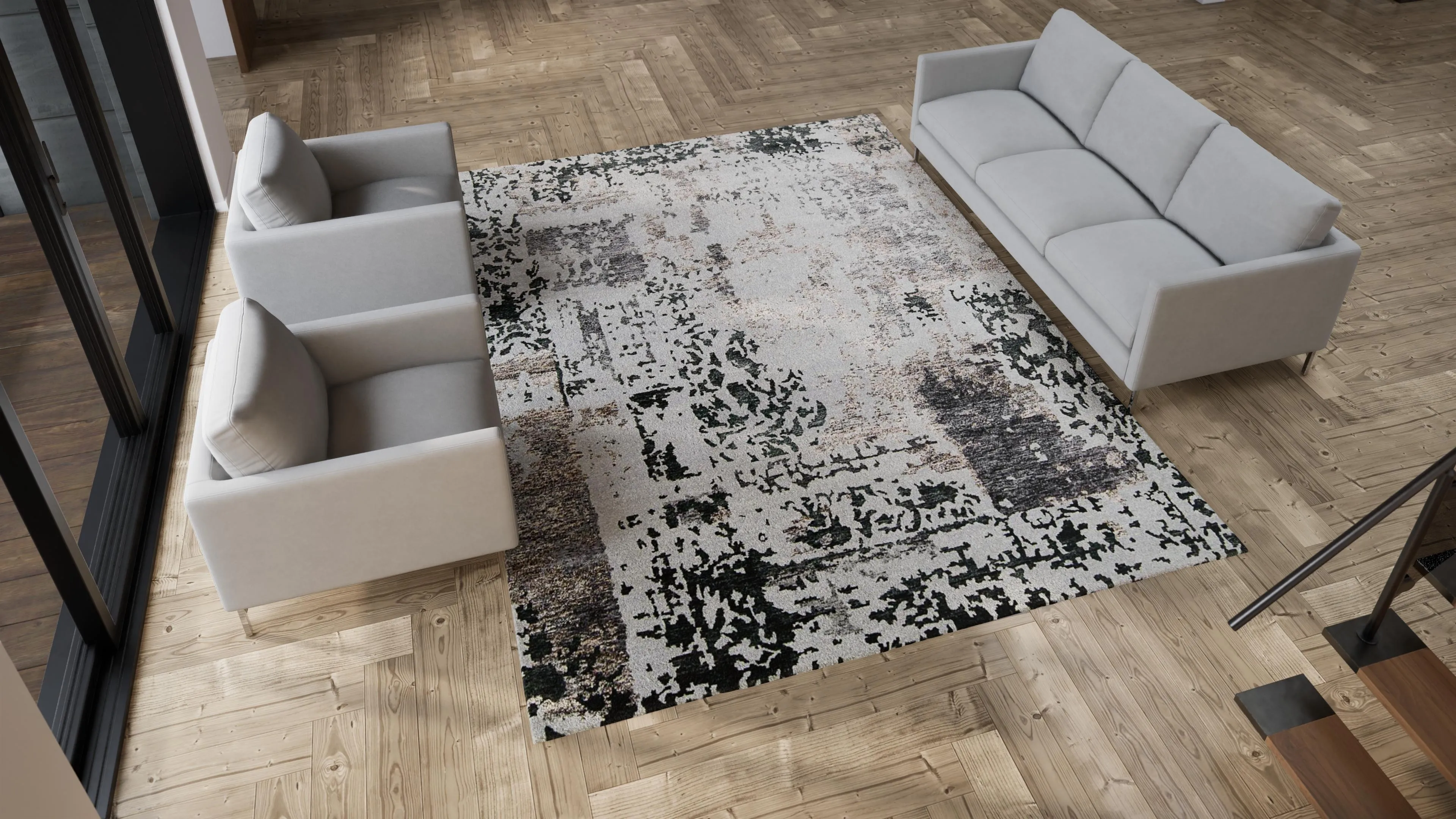 Transitional Essentials Rug - Silver