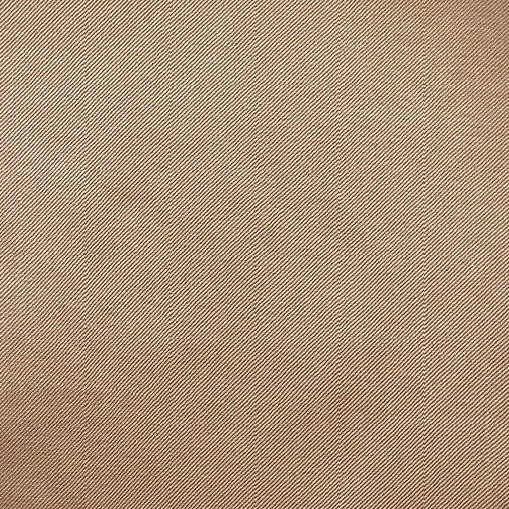 Ultra Fine Stretch Cotton Twill Camel