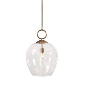 Uttermost Calix Large Blown Glass 1 Light Pendant