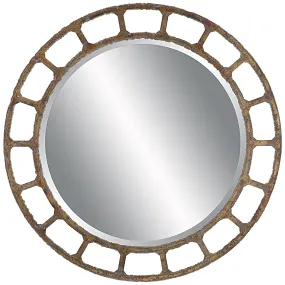 Uttermost Darby Distressed Round Mirror