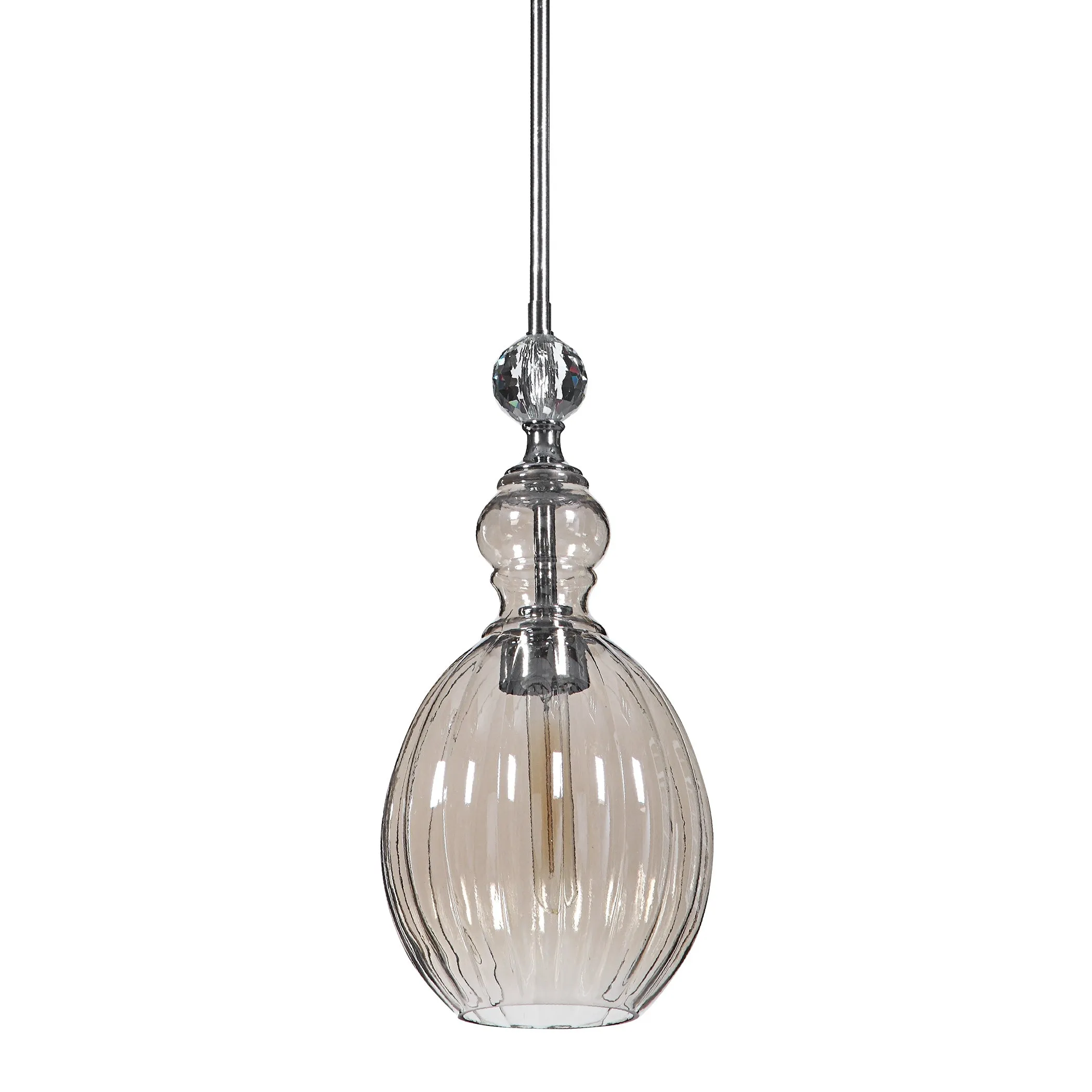 Uttermost GiGi 1 Light Glass Mini Pendant