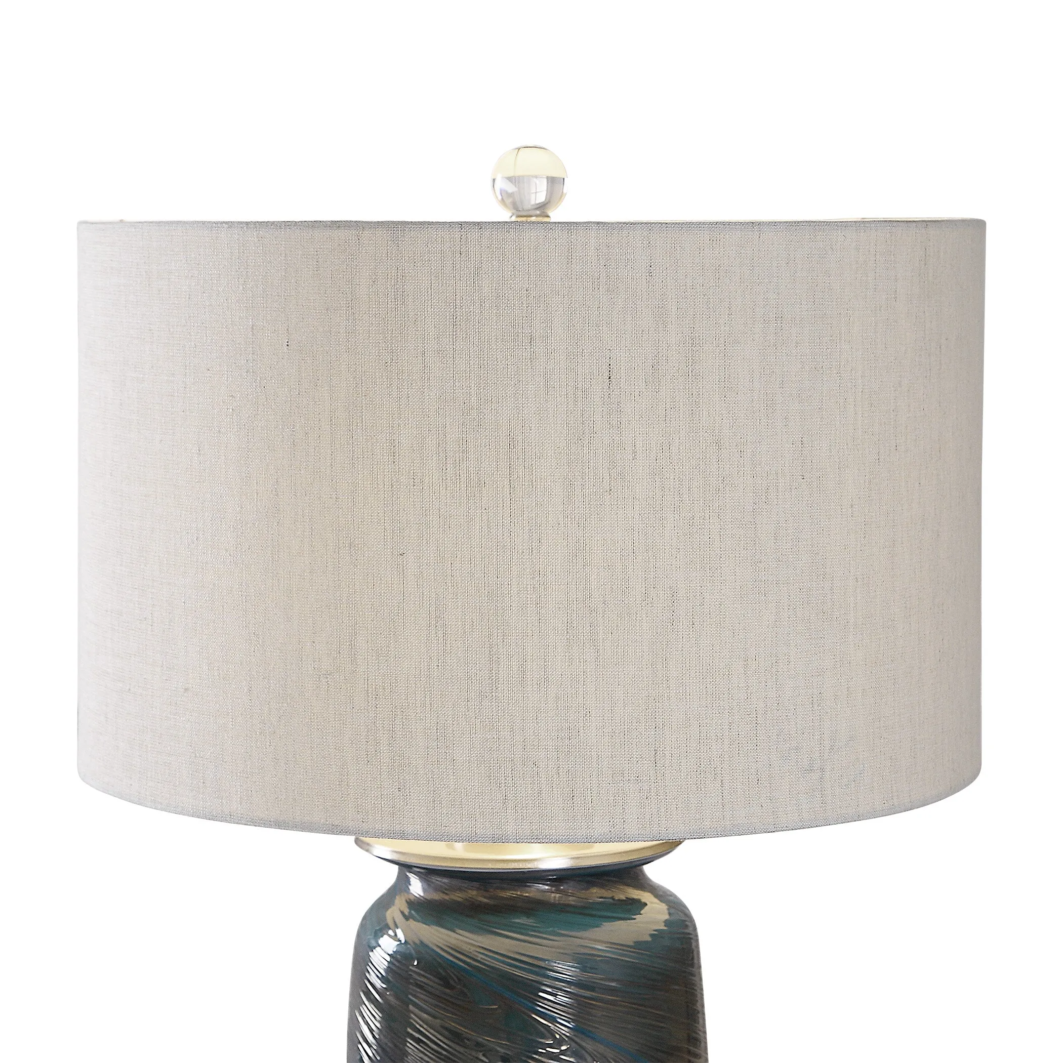 Uttermost Olesya Swirl Glass Table Lamp