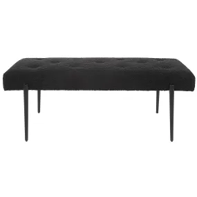 Uttermost Olivier Modern Black Bench