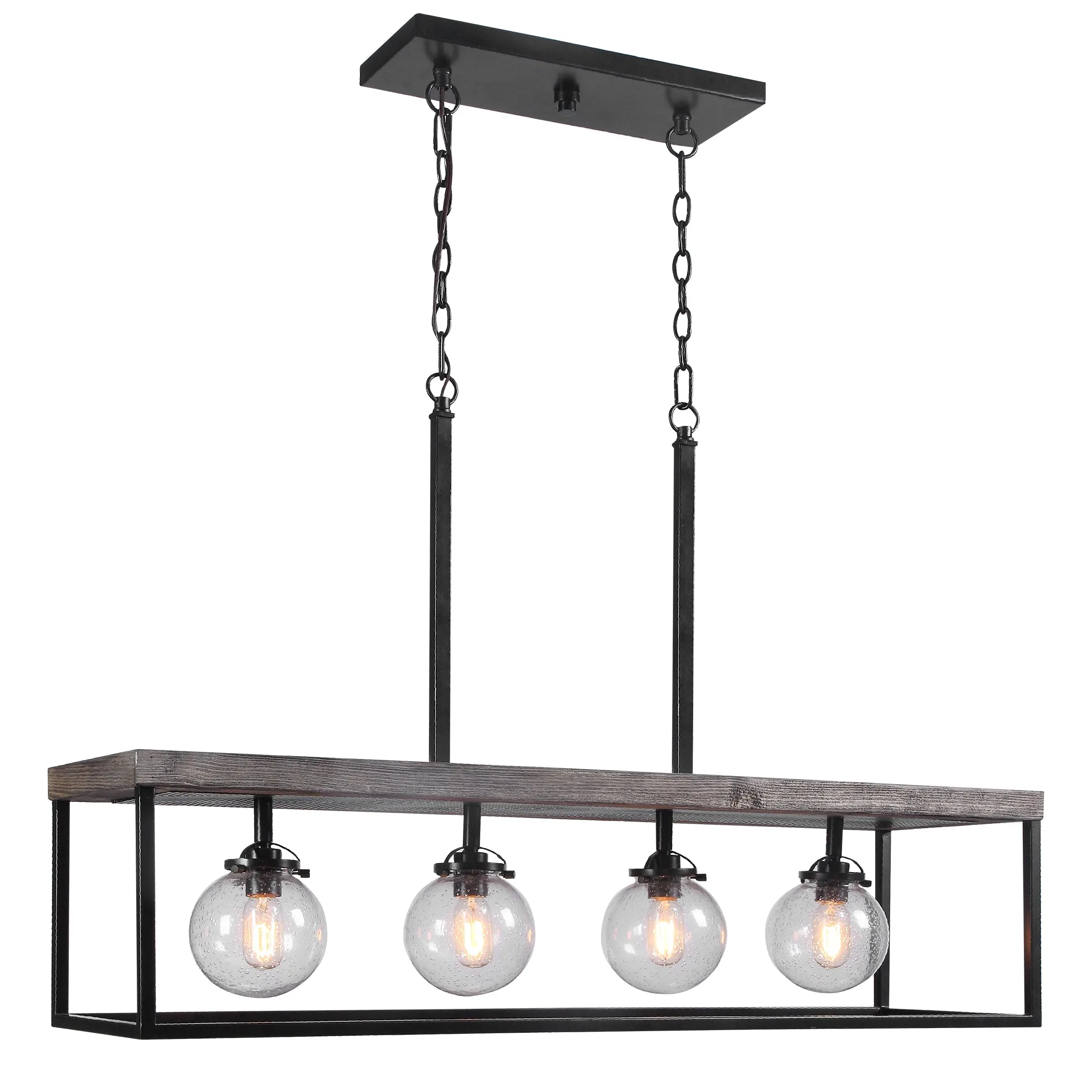 Uttermost Pearsall 4 Light Industrial Island Light