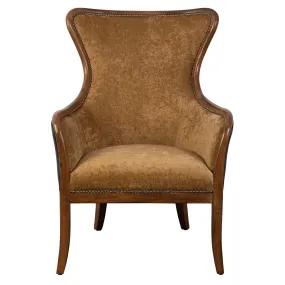 Uttermost Snowden Tan Wing Chair