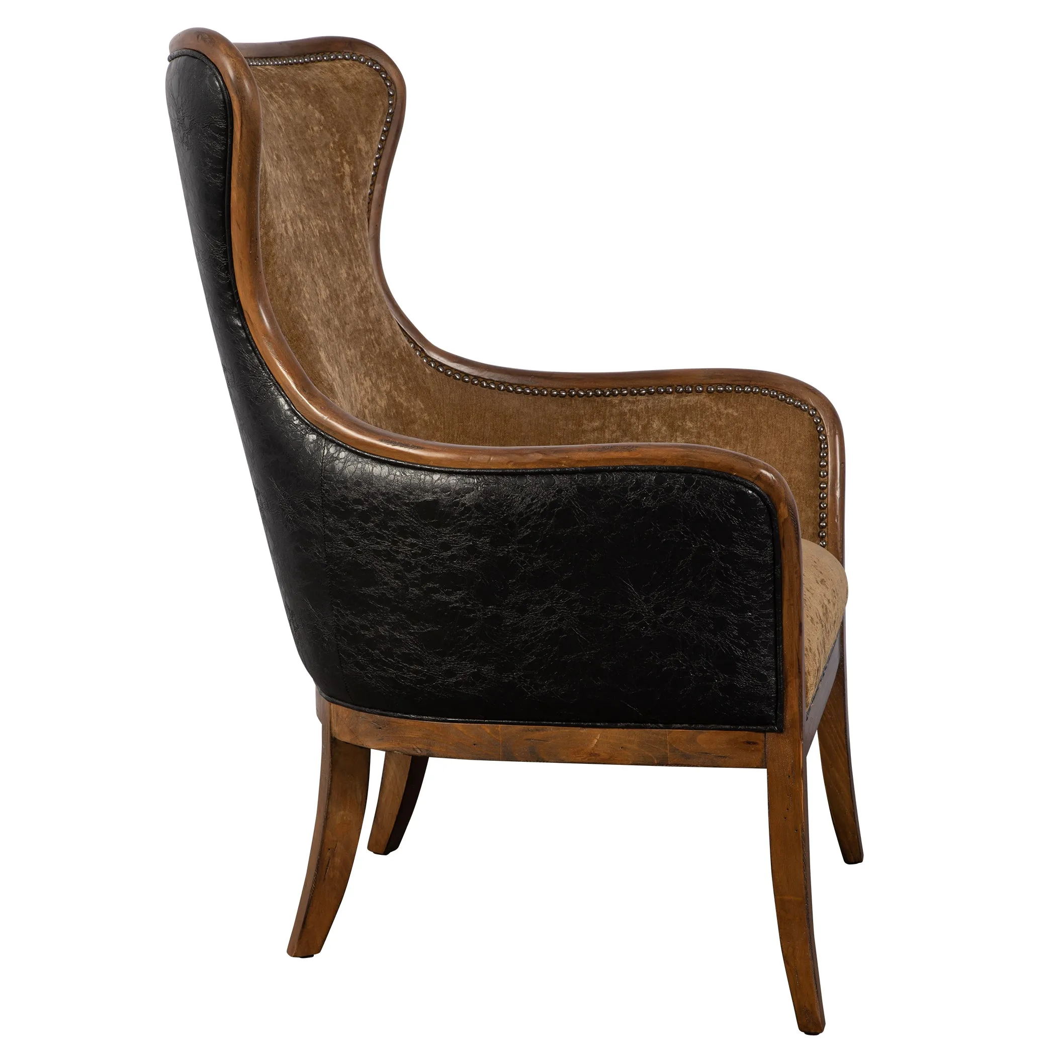 Uttermost Snowden Tan Wing Chair