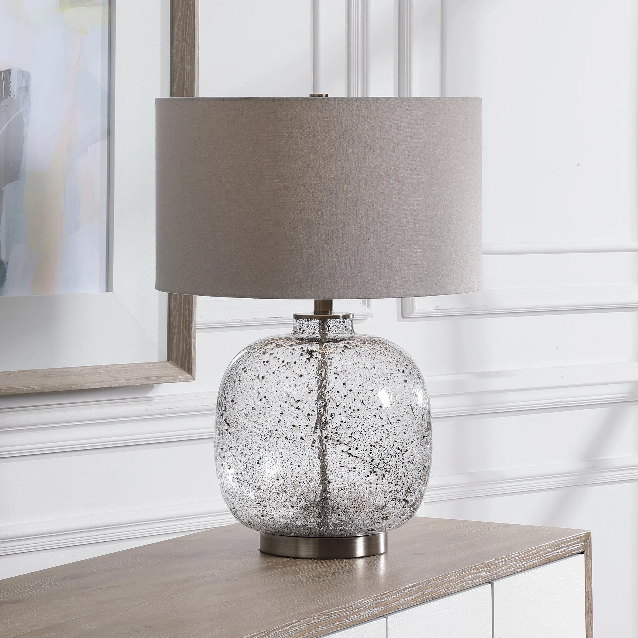 Uttermost Storm Glass Table Lamp