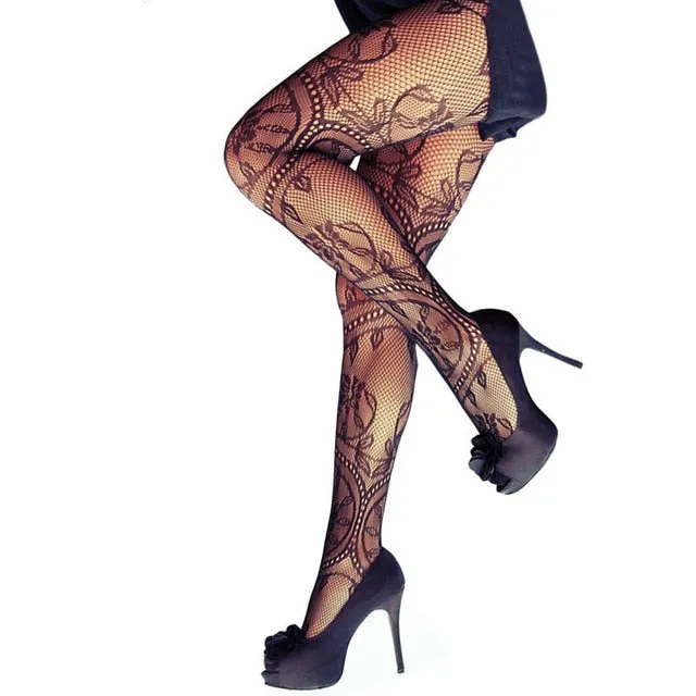 VenusFox Sexy Fishnet Nylon Pantyhose Lingerie Tights