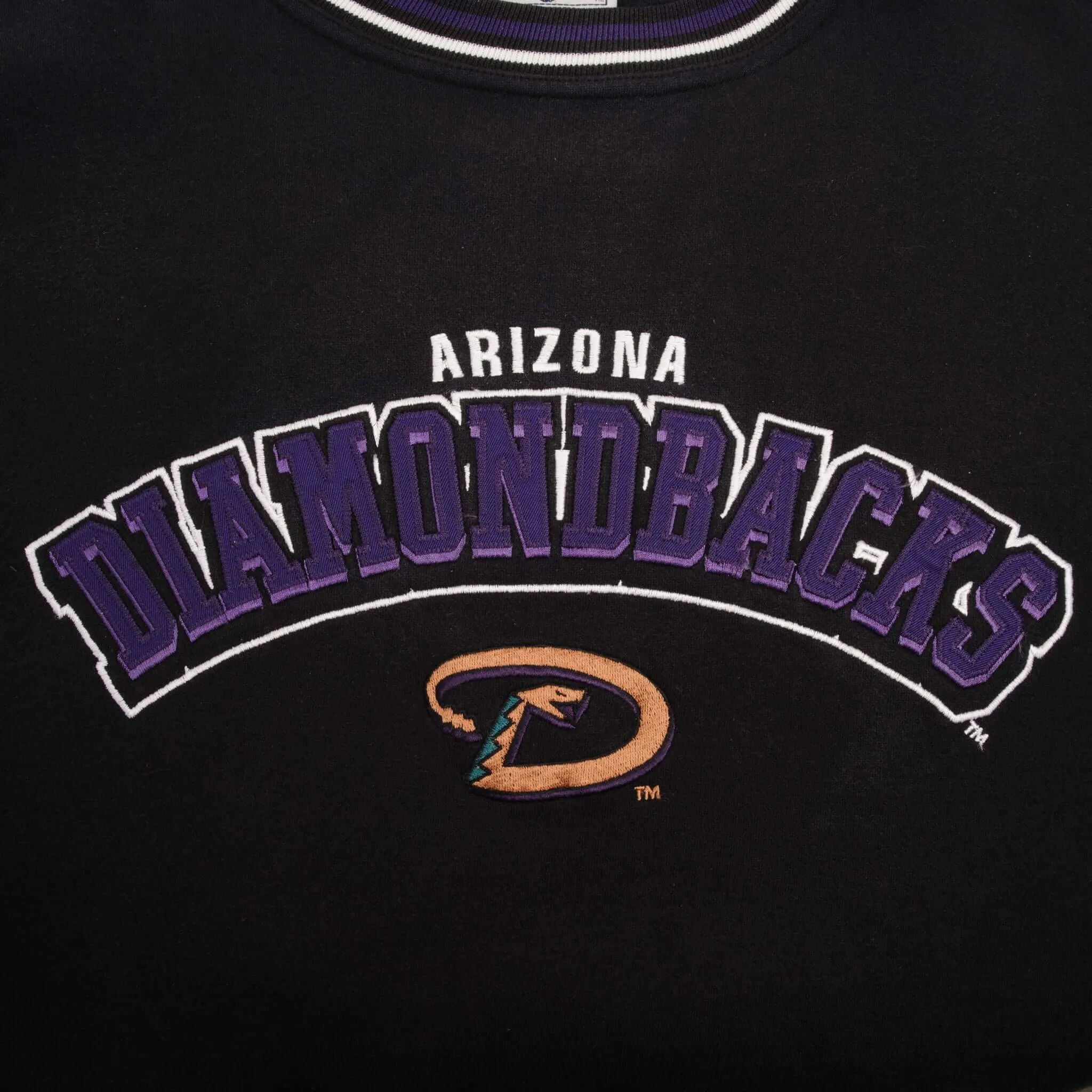 VINTAGE MLB ARIZONA DIAMONDBACKS EMBROIDERED SWEATSHIRT 1990S SIZE XL