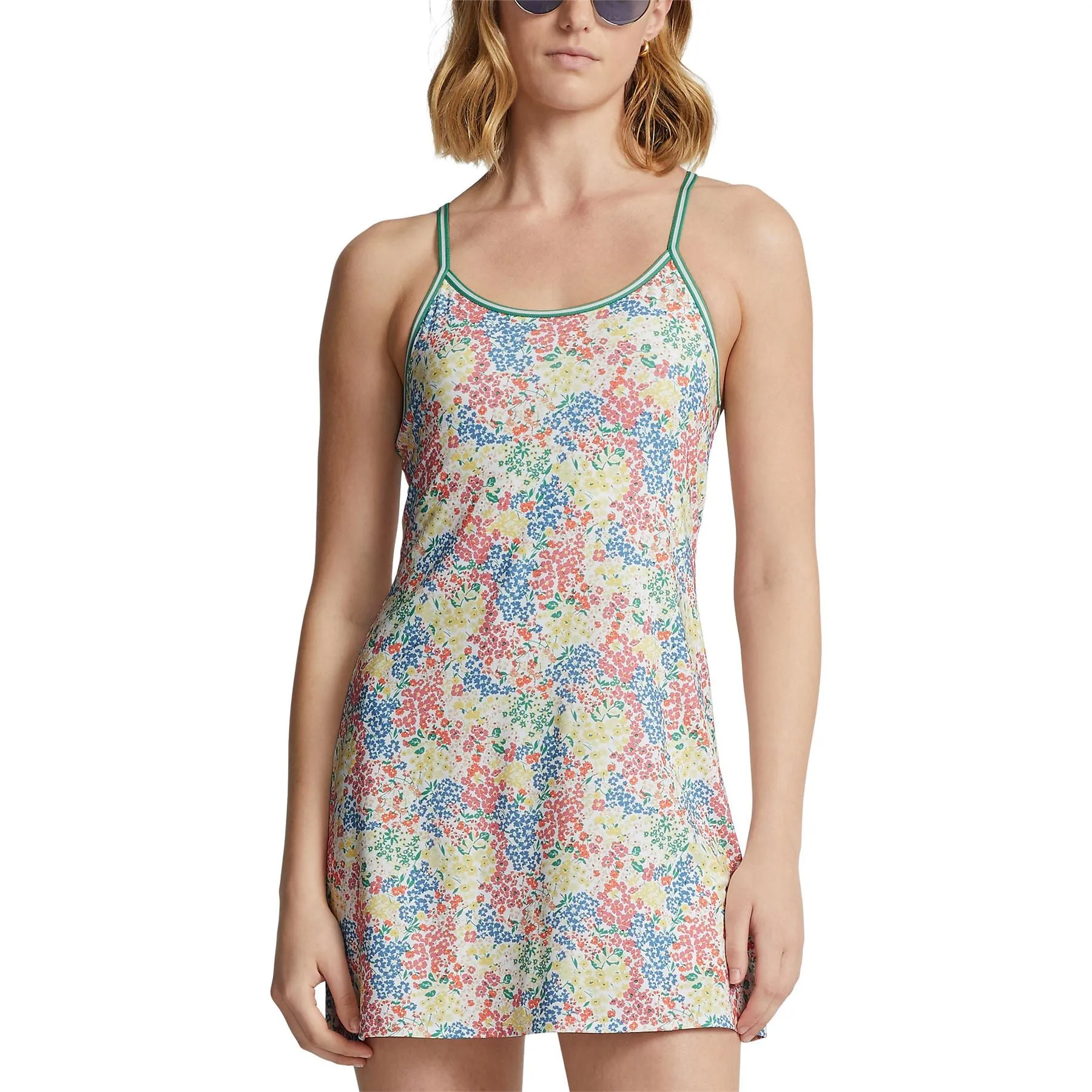 Womens Floral Jersey Racerback Dress Multi - SS23