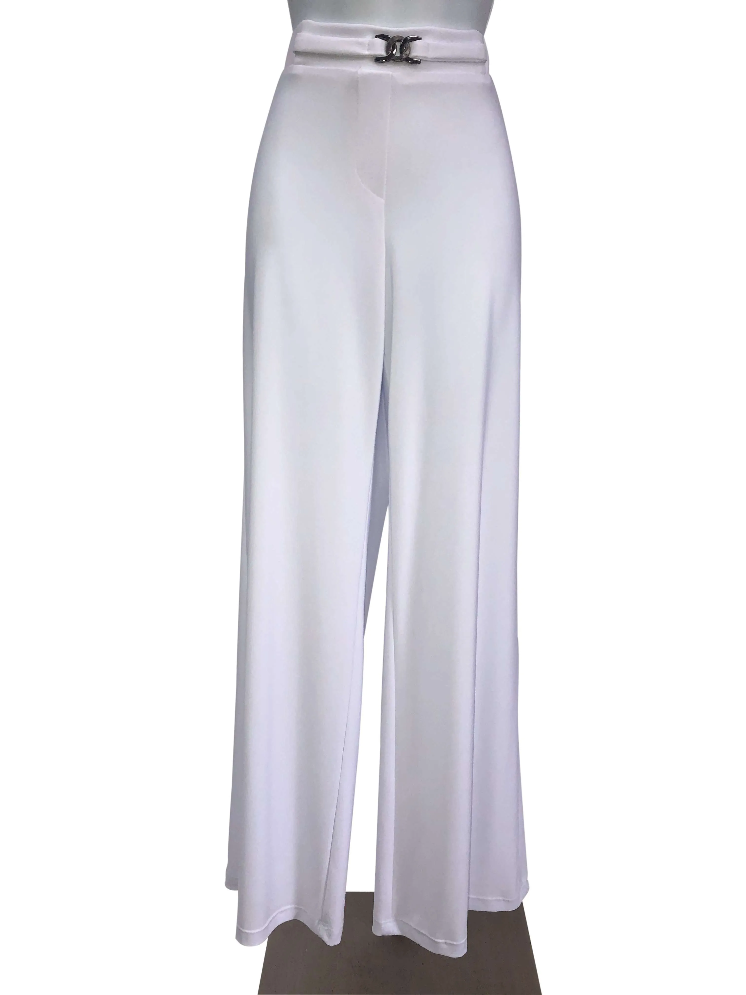 Women's Pants White Top Quality Stretch Fabric Flattering Comfort Fit "Our Magic Pant " Best Seller Travel Friendly Made in Canada Yvonne Marie Boutiques