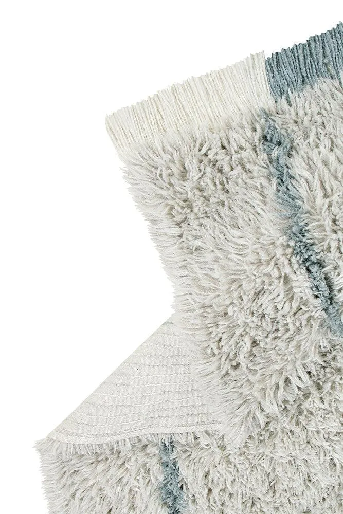 WOOL AREA RUG WINTER CALM