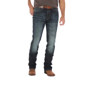 Wrangler Men's No 44 Slim Fit Straight Leg In Breezy Pasture Jeans