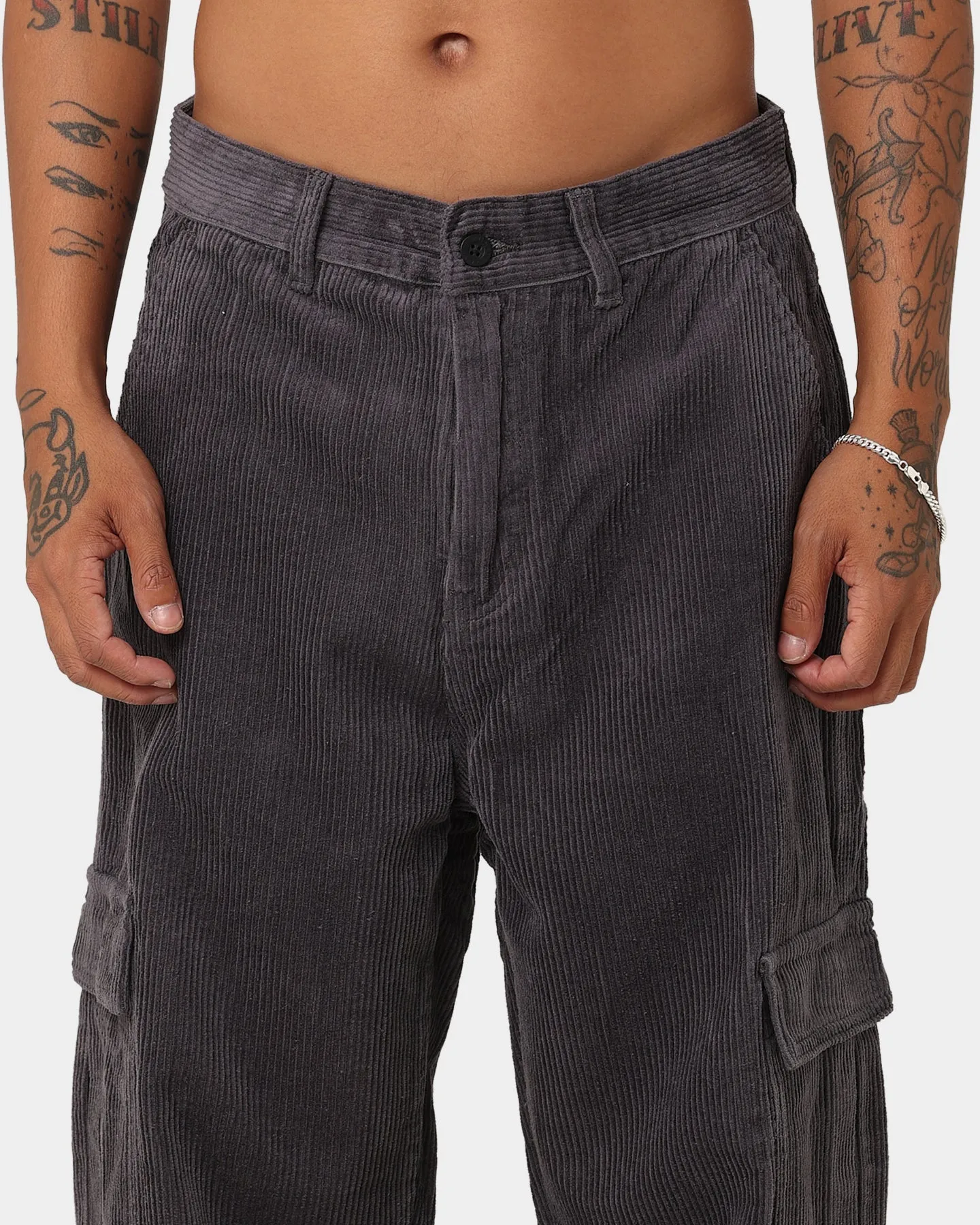 X-Large Cord 91 Cargo Pants Grey